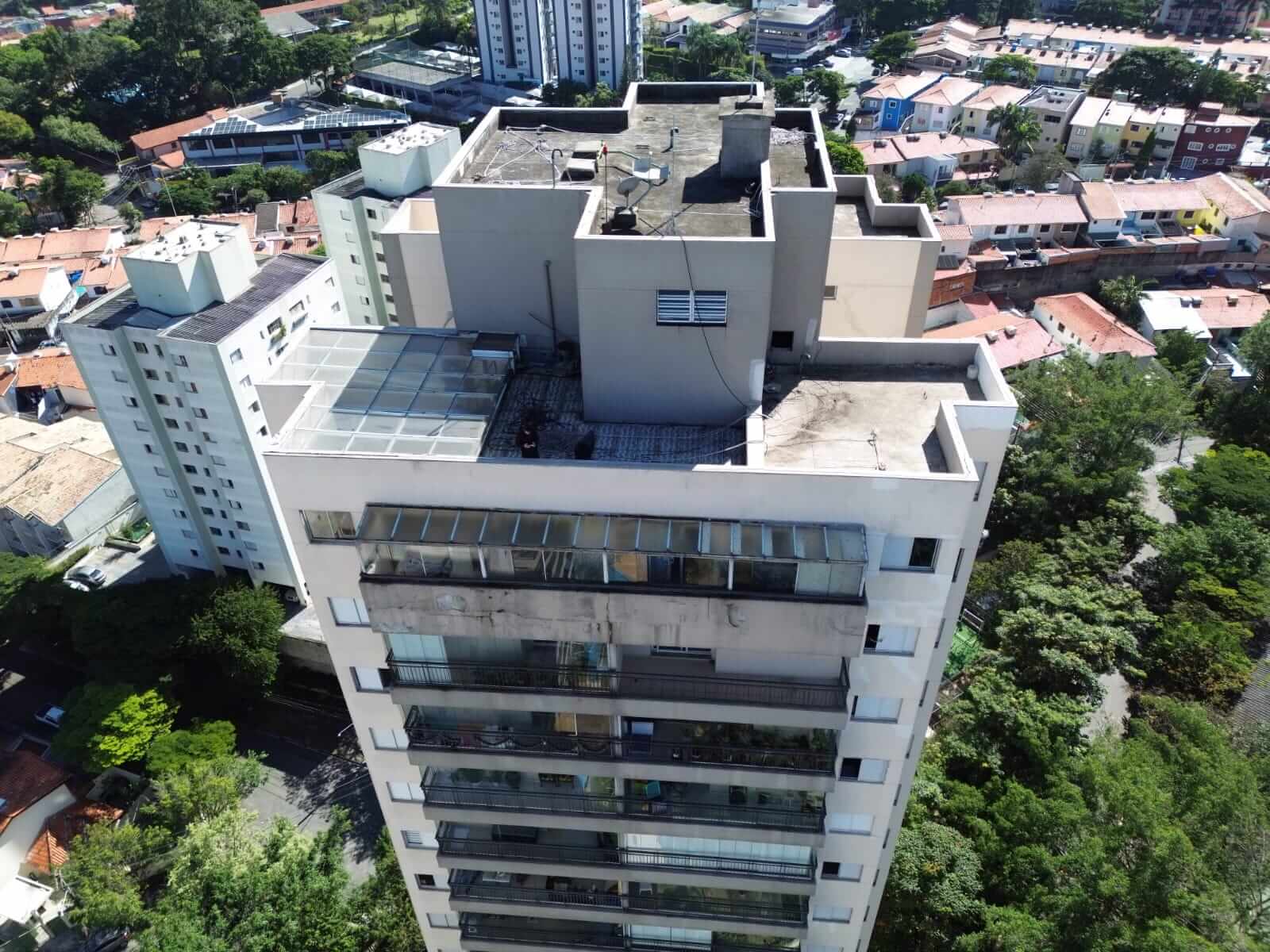 Pintura da fachada do Condomínio Parc Dominique